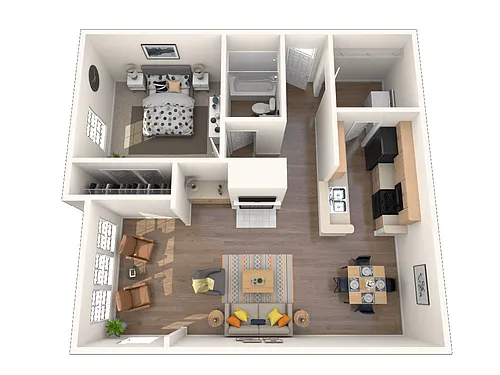 Floor plan A1/A2 - The Riley