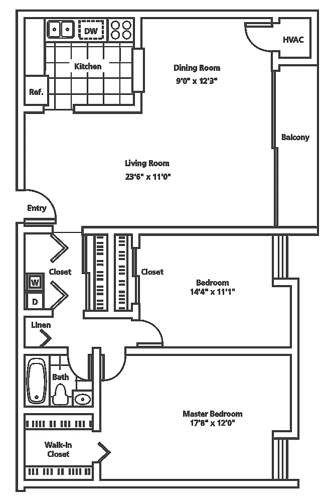 Floor plan Buckingham