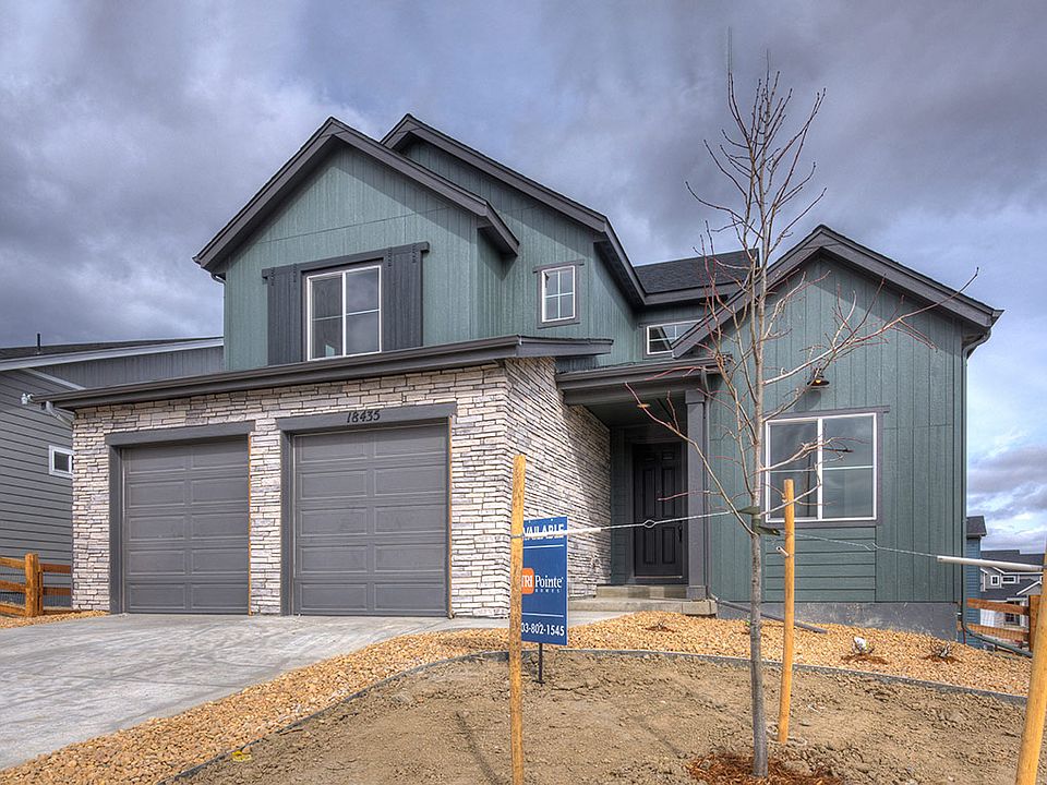 Elevation A - Farmhouse Style Exterior - Paint and Stone Colors will Vary