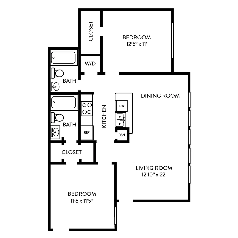 Floor plan B1