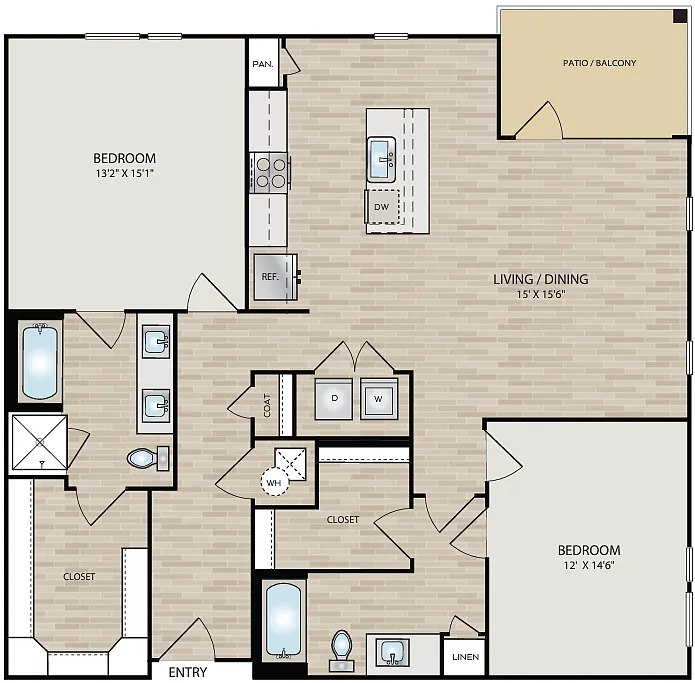 Floor plan B7