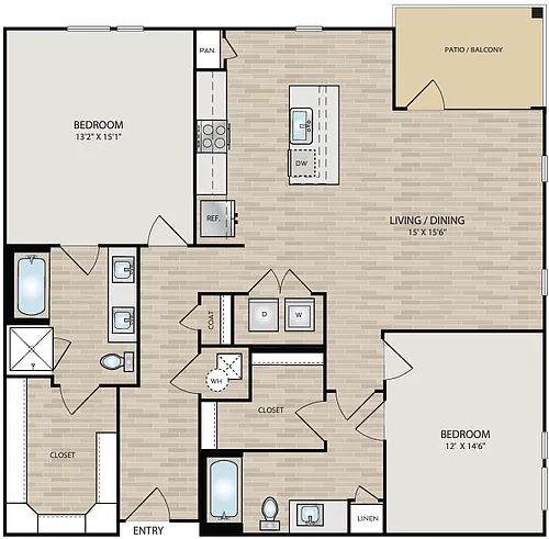 Floor plan B7
