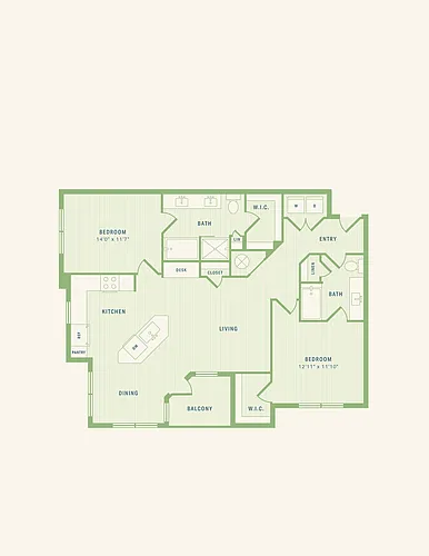 Floor plan The Jade (B3)