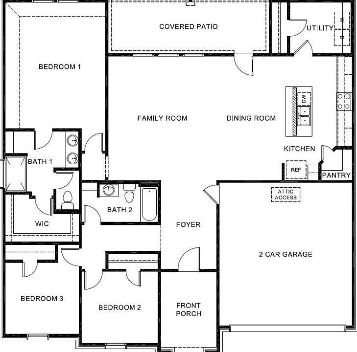 D.R. Horton's Coleman Floorplan