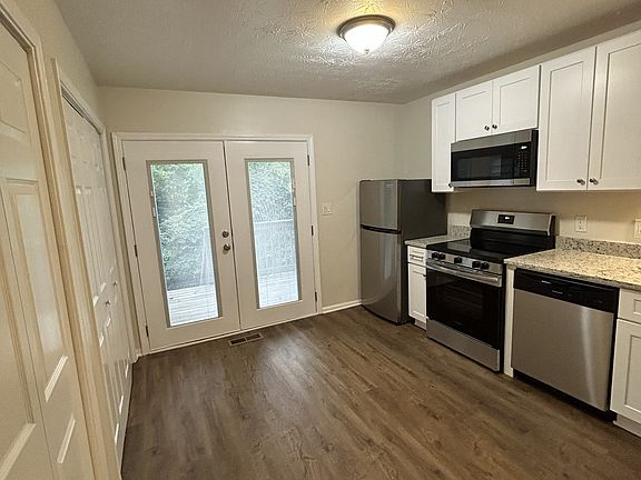 Pantry closet and laundry area to the left