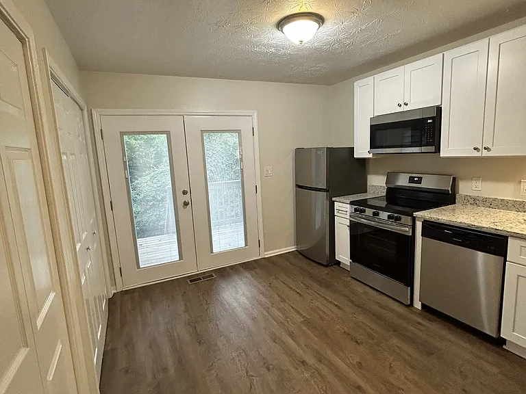 Pantry closet and laundry area to the left