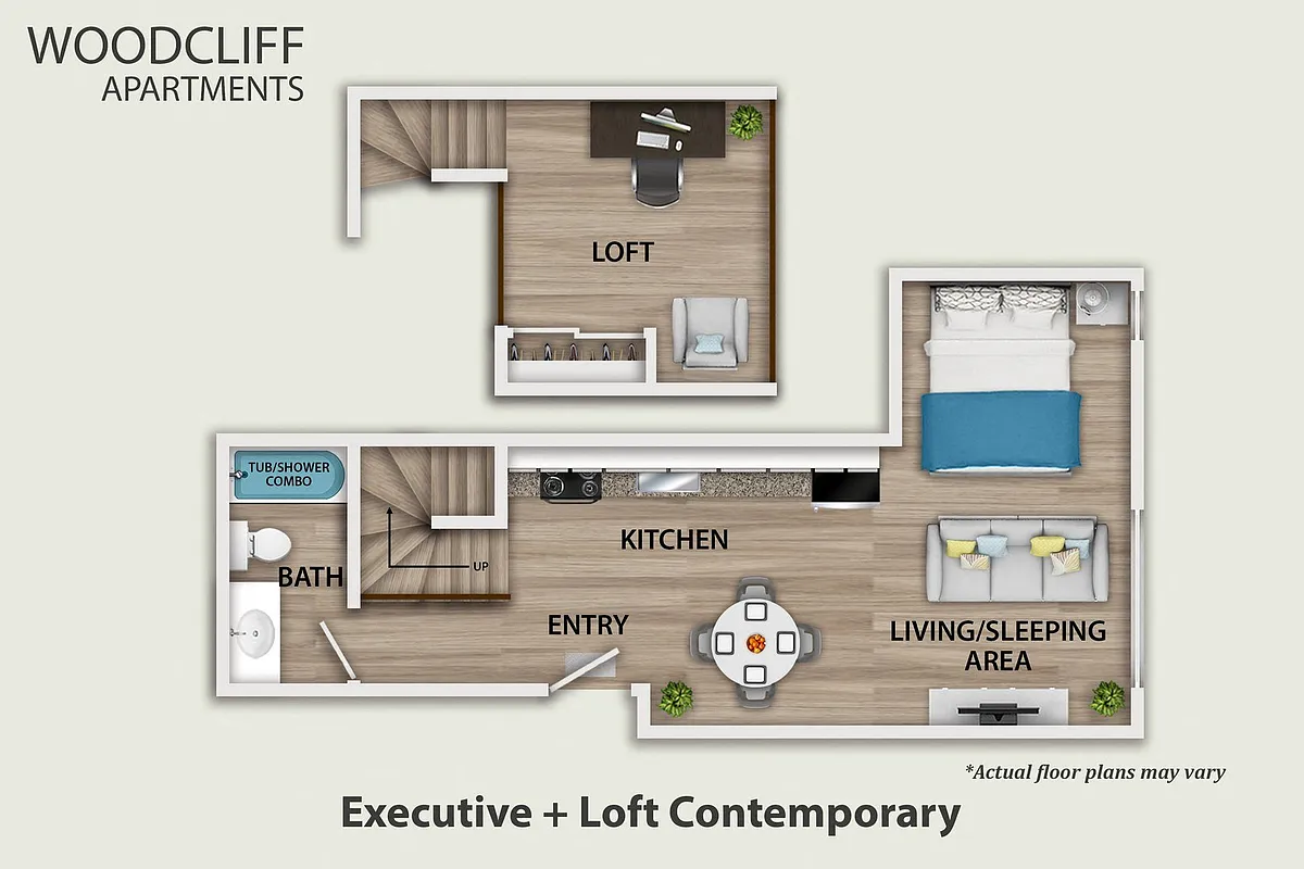 Floor plan Executive Plus Loft Contemporary
