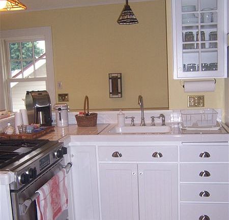 Garage Mahal-Stove view kitchen