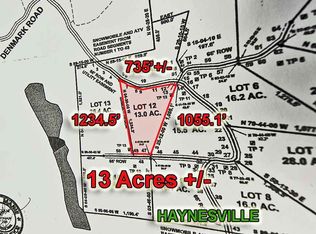Lot 12 Denmark Road, Haynesville, ME 04497