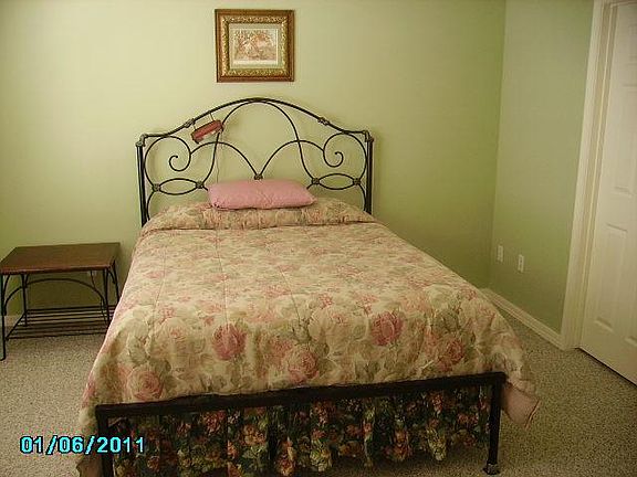 Master bedroom on the second floor.