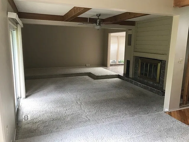 Living room viewed from dining room