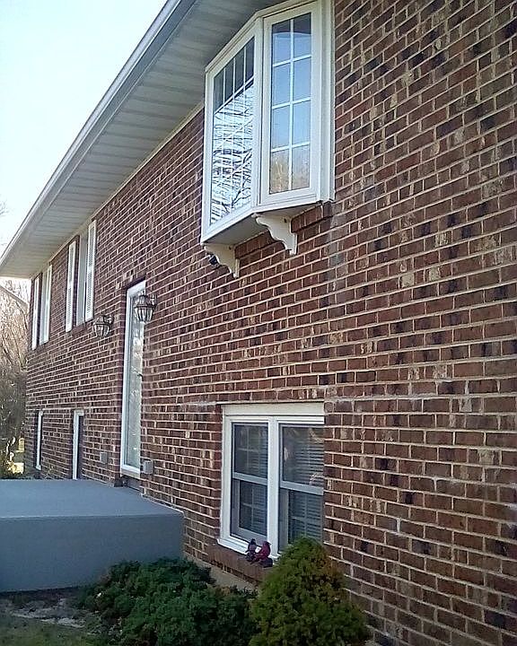 Close up of front house.