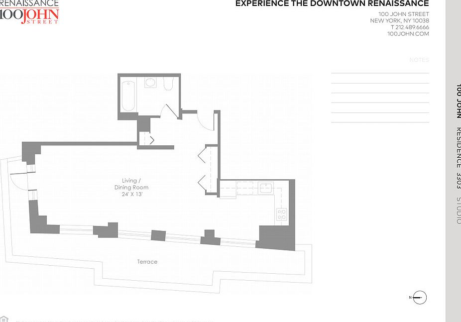 2nd image of 100 John St APT 3303