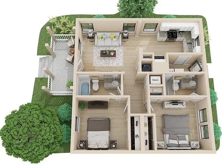 2 Bedroom | 2 Bath | 900 SF 2 Bedroom | 2 Bath | 900 SF
