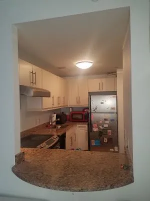 Breakfast ledge/Bar with passthrough to kitchen - 225 S 18th St #802