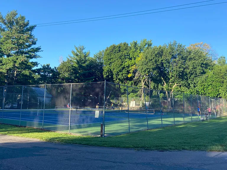 Pickle Ball and Tennis courts 2 blocks away