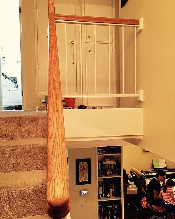 Custom Oak hand rails