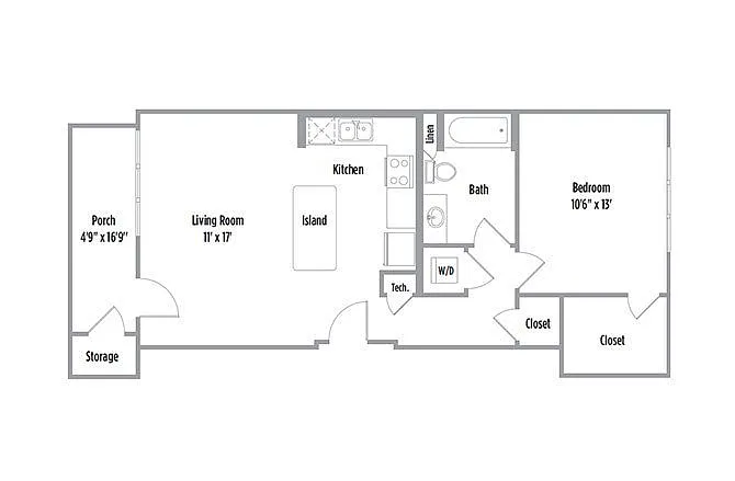 Floor plan A4 - Eastbridge
