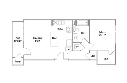 Floor plan A4 - Eastbridge