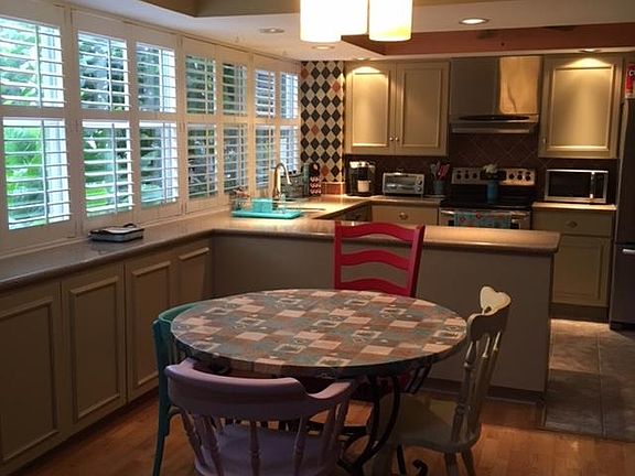 Kitchen and dining area