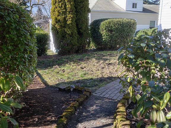 Yard entrance.