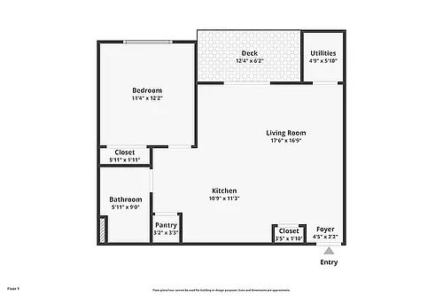 Floor plan One Bedroom