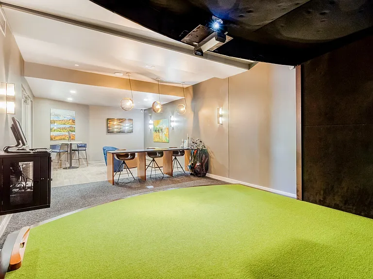Practice your swing year round with the Golf Simulator
