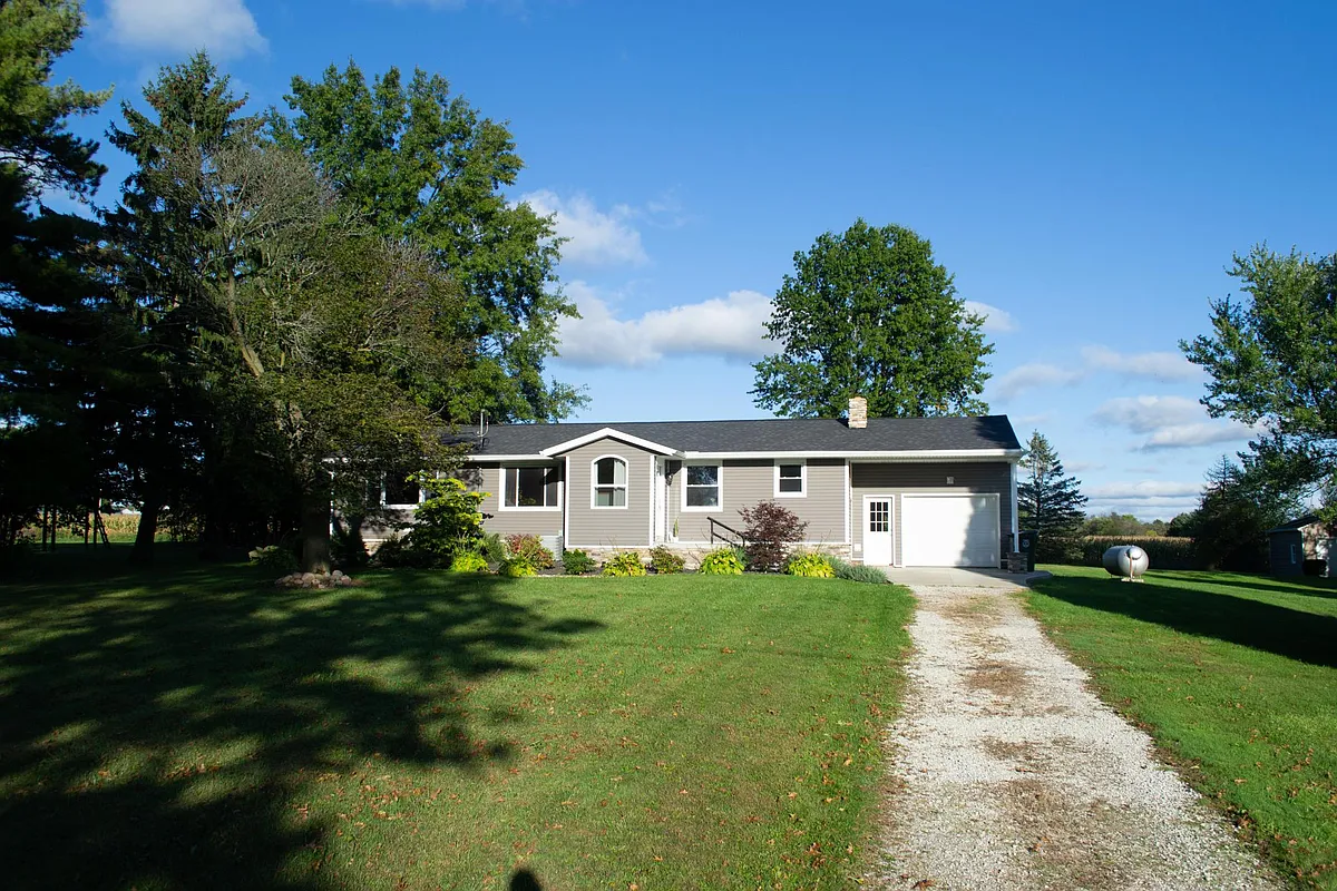 Street view of front of home. - 9145 Guilford Rd
