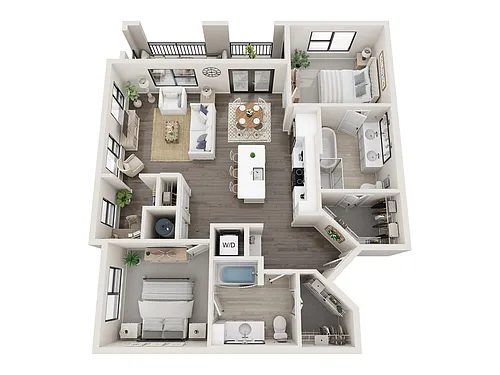 Floor plan Hickory