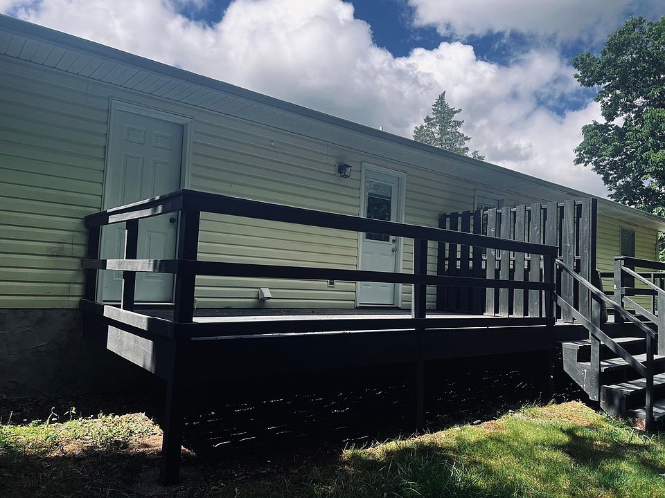 Back patio with storage closet