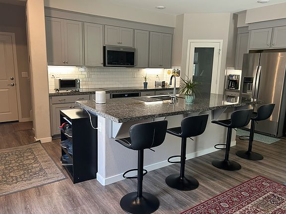 kitchen with walk in pantry