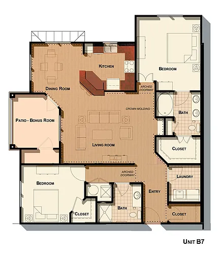Floor plan B7