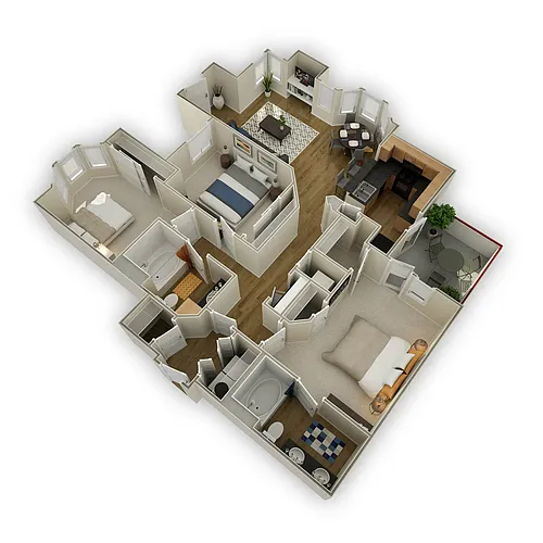Floor plan Cottonwood