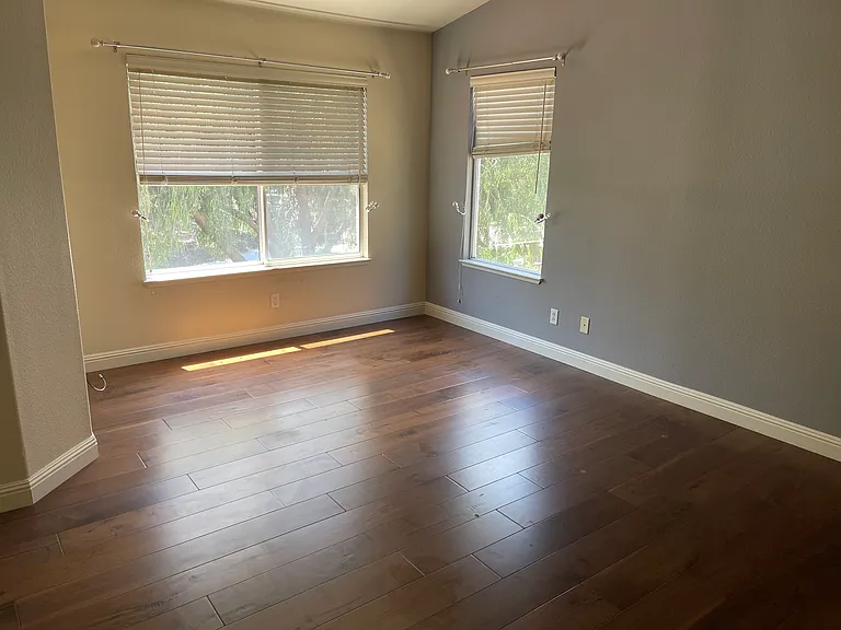 empty master bedroom