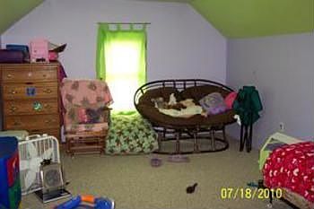 View of bedroom upstairs. Plus there is plenty of storage on the 2nd floor.br