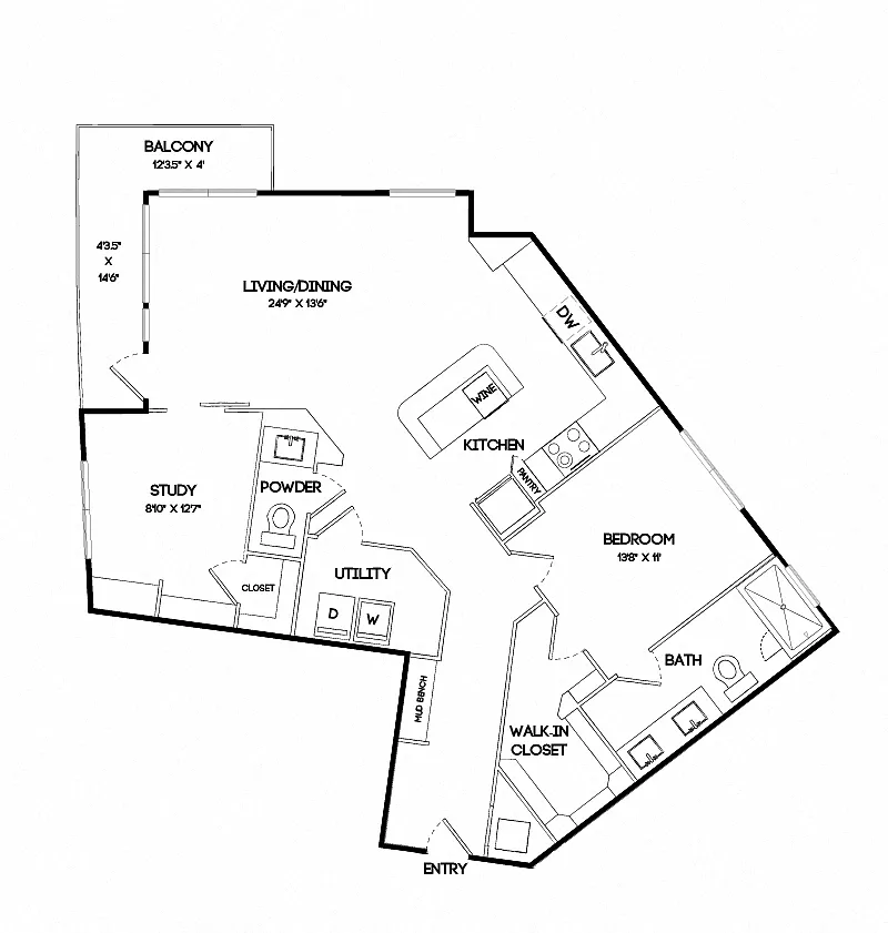 Floor plan A8A