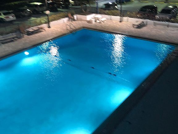 view of pool fm balcony
