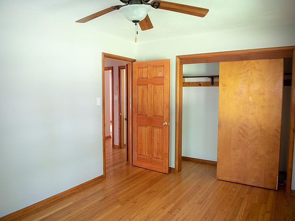 Original oak hardwood floors, huge closets, and lots of wind