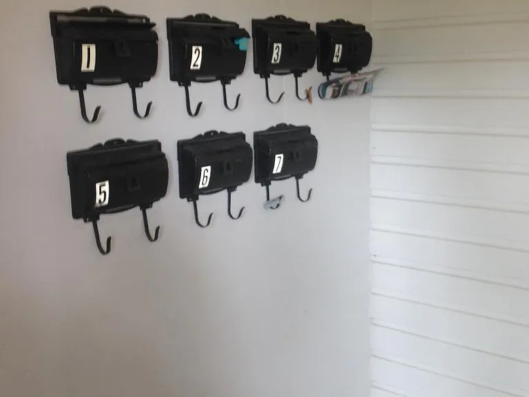 Mail room inside entrance