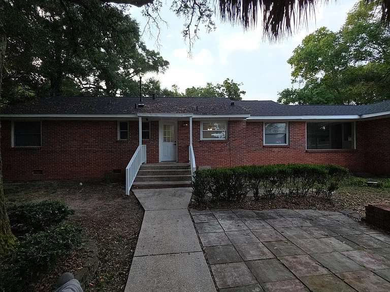 Rear of home