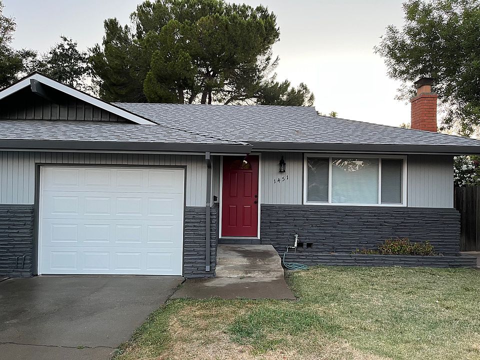 front of the house