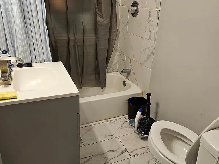 A shared bathroom