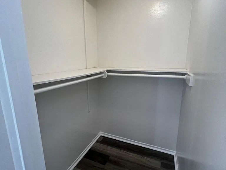 Master bedroom walk in closet