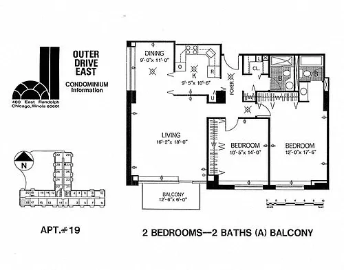 Floor plan Tier 19