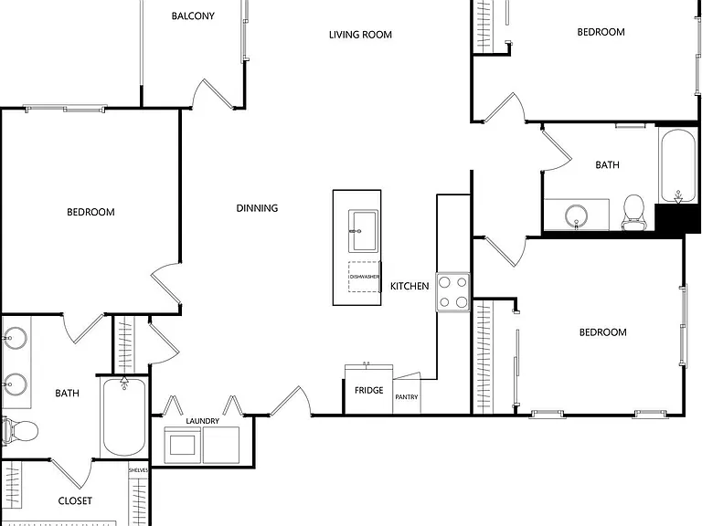 C1H floor plan Allaso High Desert