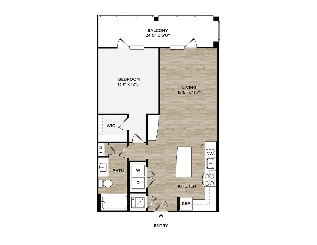 Floor plan A4 - Renovated
