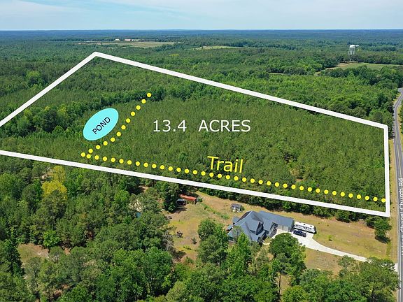 Lot Lines with Trails and Pond Location