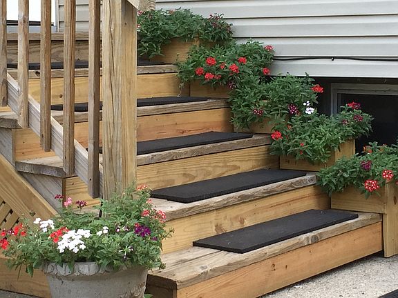 Rear stairs
