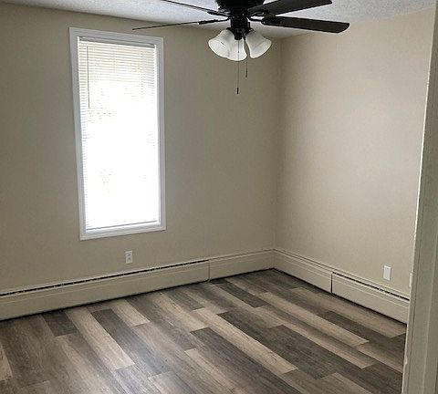Master Bedroom with New Ceiling Fan.