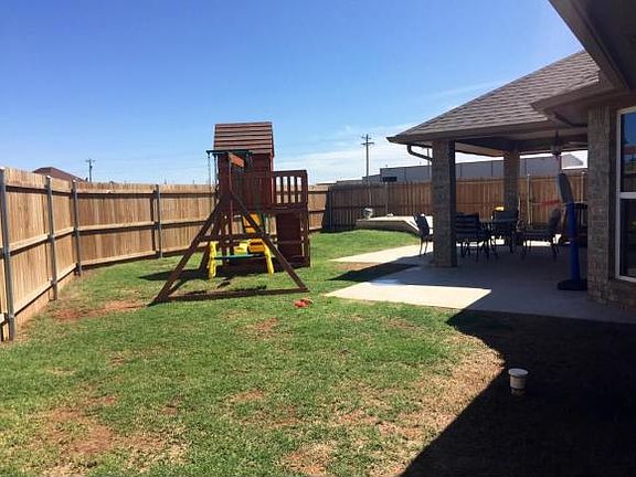 Covered back patio